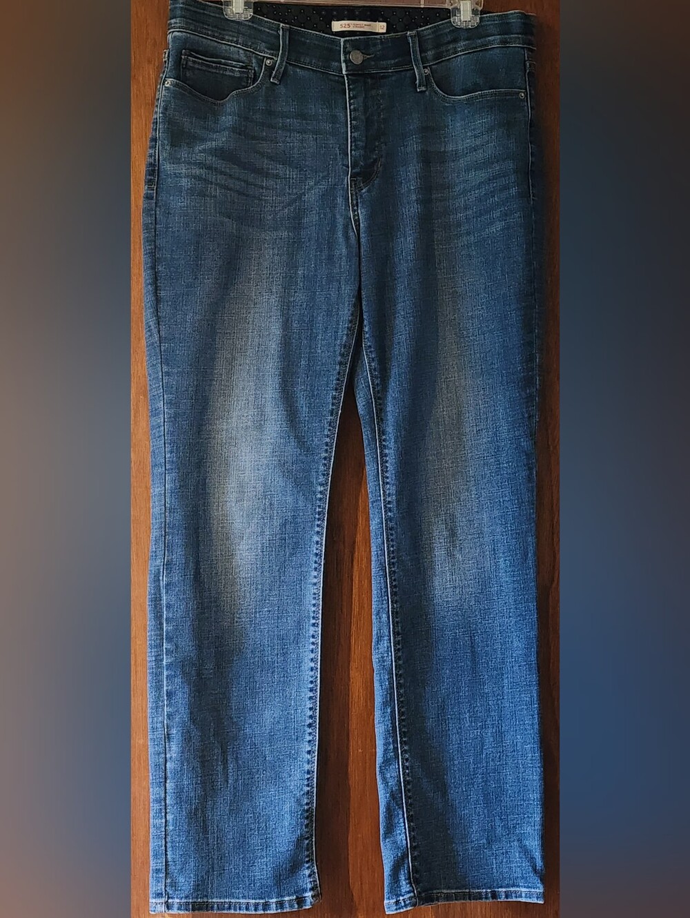 Levi's 525 Perfect Waist Sz 12S Straight Leg Denim Jeans
